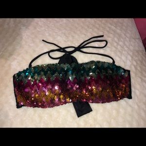 Victoria’s Secret sequin bikini top